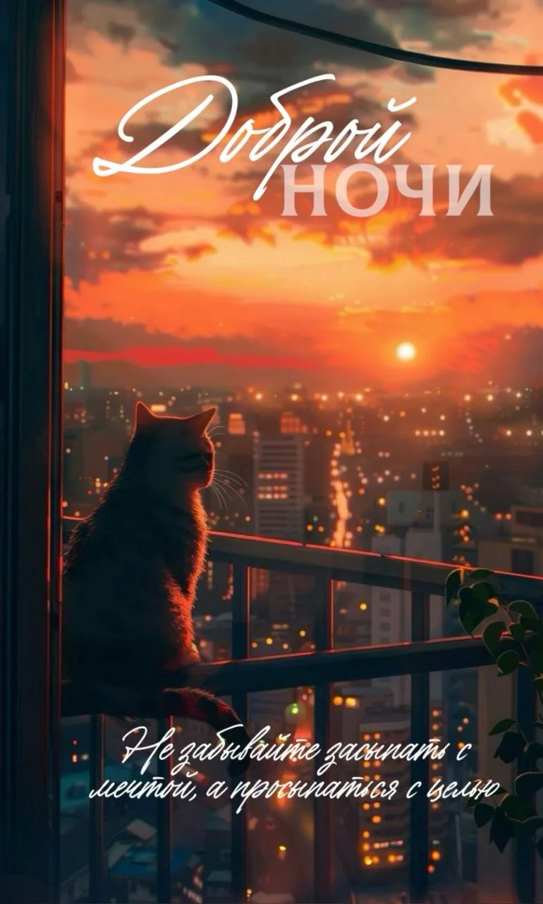 Доброй ночи, хороших снов! 🌃