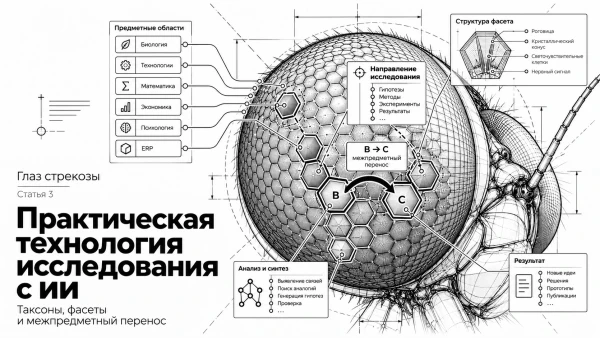 📰 Глаз стрекозы: практическая технология исследования с ИИ
