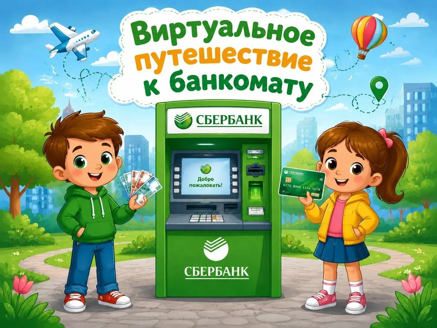 🏦В старшей разновозрастной группе прошло познавательное занятие в формате виртуальной экскурсии  к 