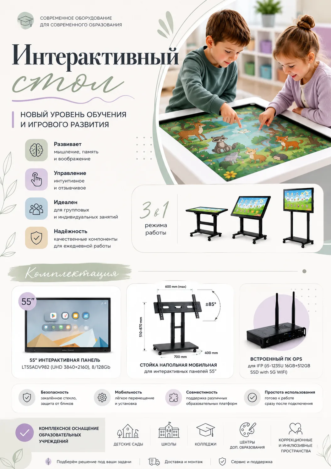 ✨Интерактивный стол