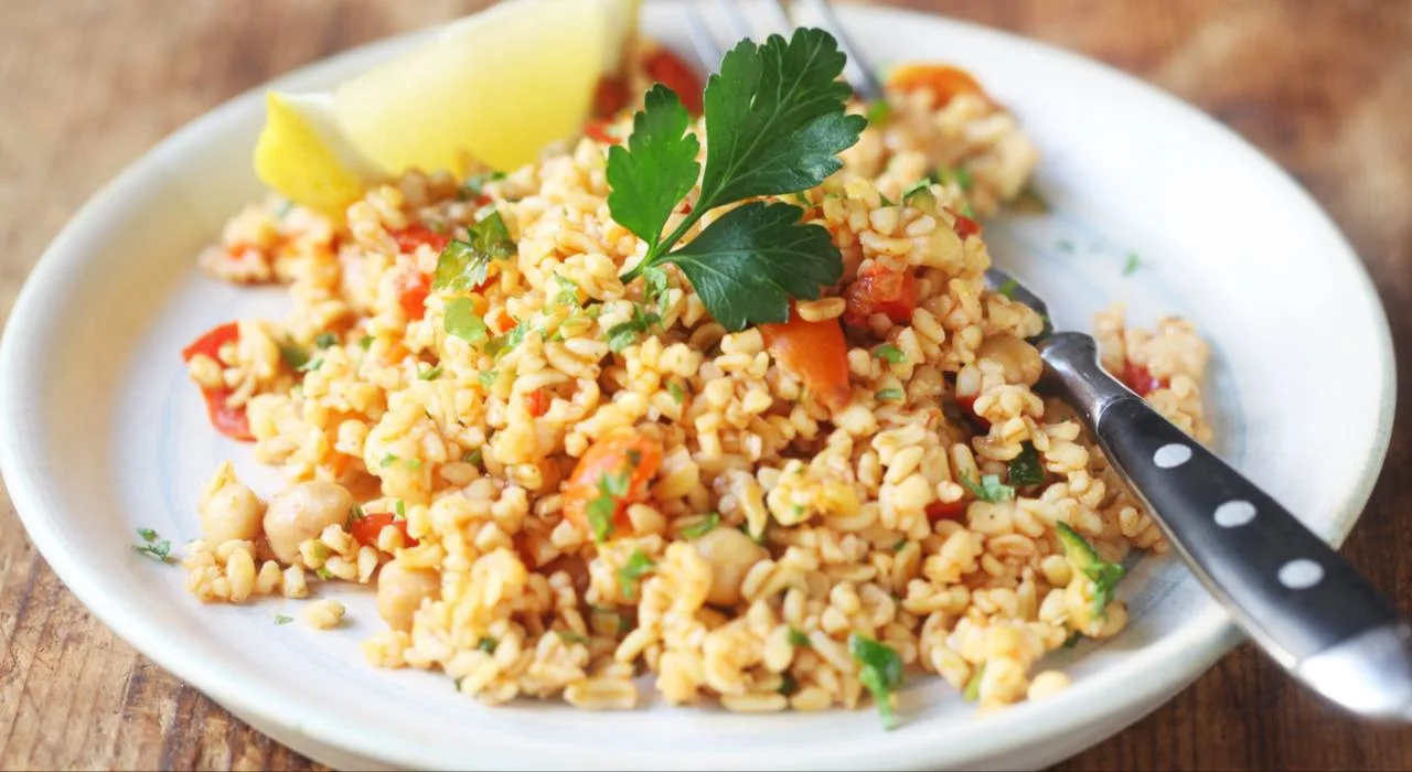 КУСКУС С ЖАРЕНЫМИ ОВОЩАМИ