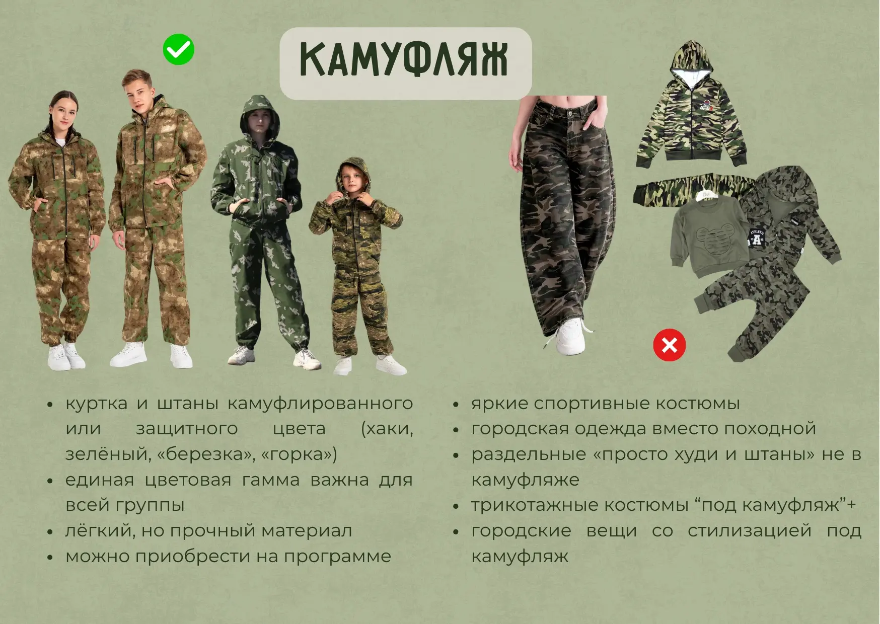 🔥КАК ВЫБРАТЬ КАМУФЛЯЖНЫЙ КОСТЮМ
