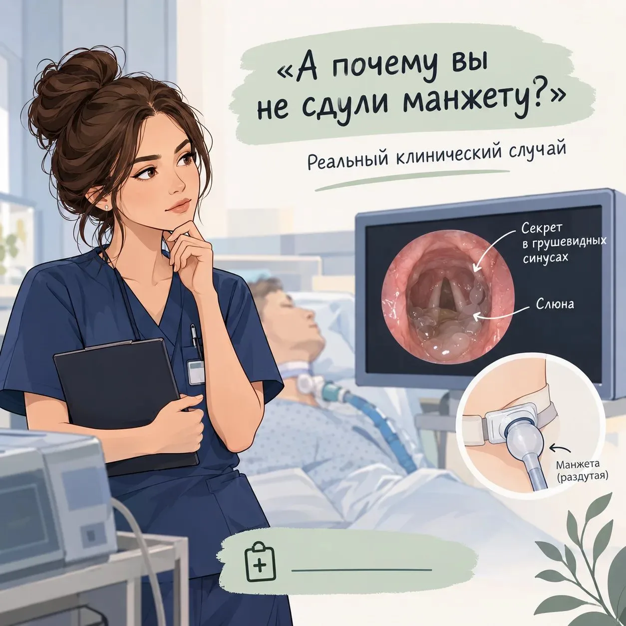 «"А почему не сдули манжету?" — реальный случай из палаты реабилитации» 🩺🫁