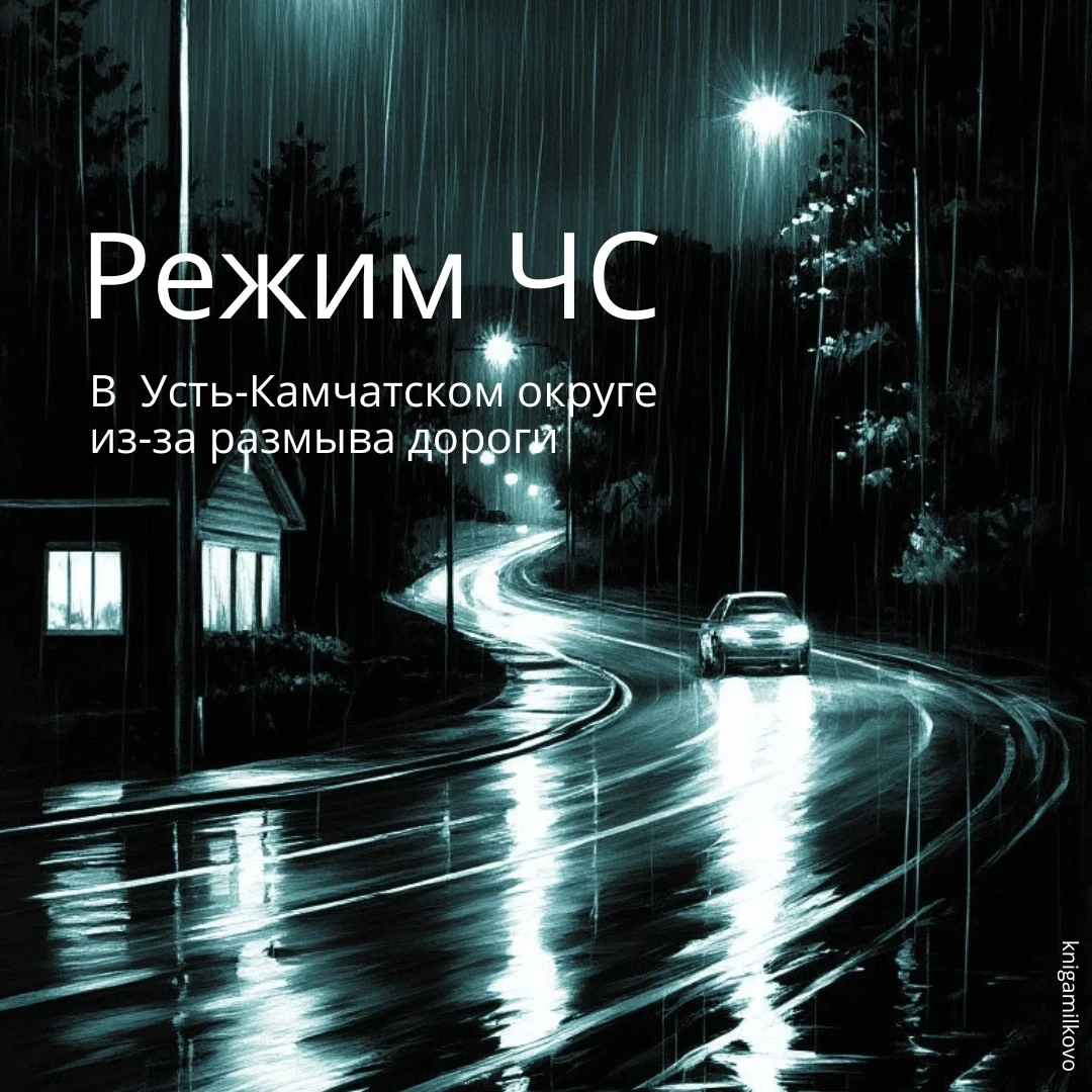 ⚡️Режим ЧС введён в Усть-Камчатском округе из-за размыва дороги