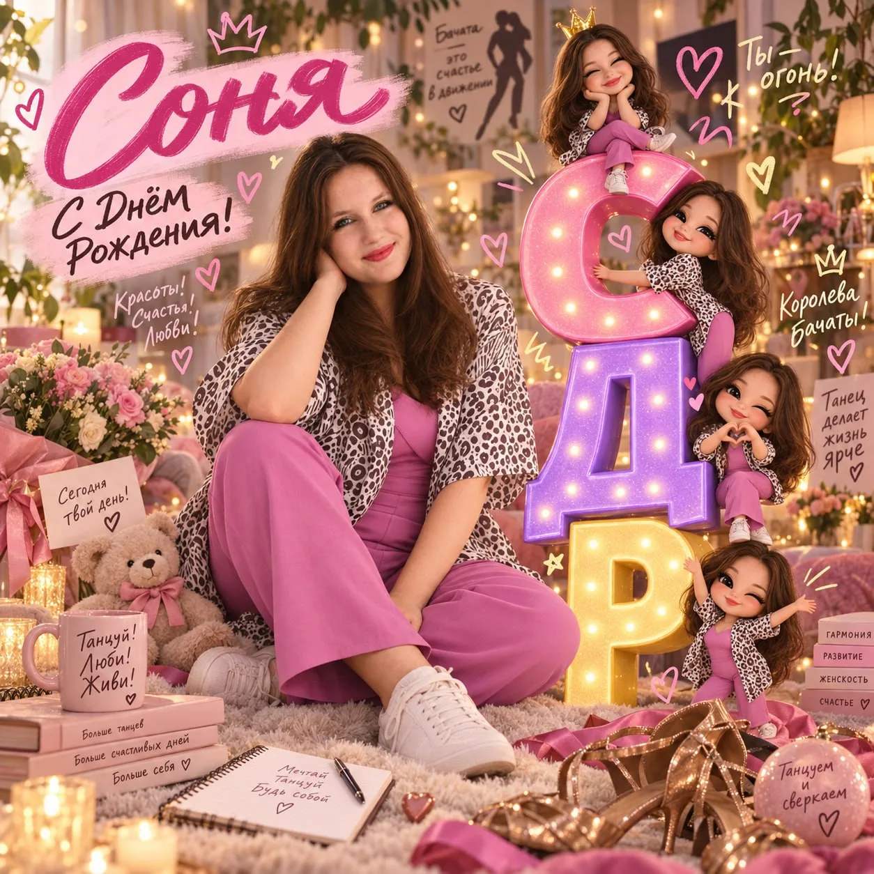 Сонечка, с днем рождения от всей большой семьи КрэДэнс 🎂