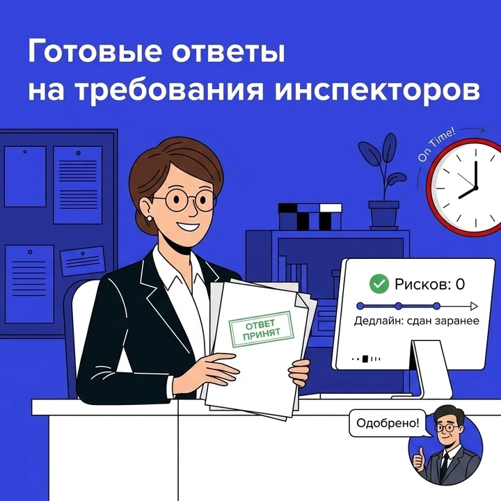 Скачайте готовые ответы на требования ФНС