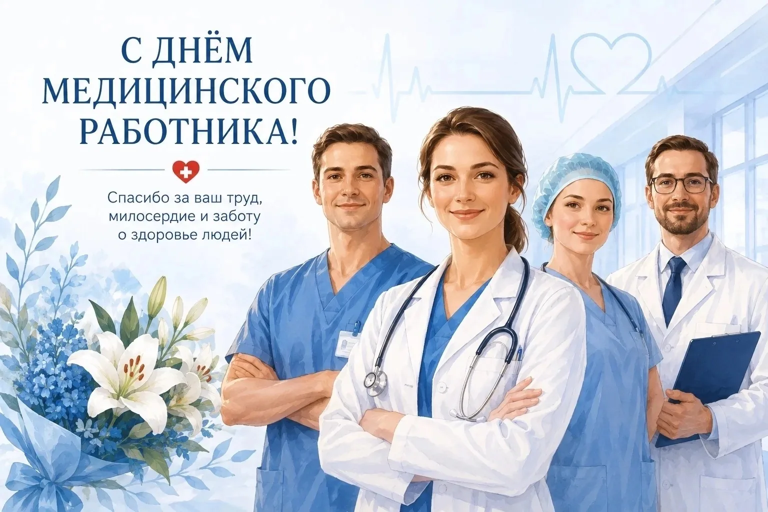 Уважаемые коллеги!

От всей души поздравляю вас с профессиональным праздником — Днём медицинского ра