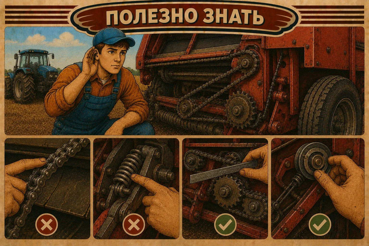 Шум при работе цепи? Не всегда дело в ней
Часто проблема в натяжителях или перекосе.
Проверь всю лин