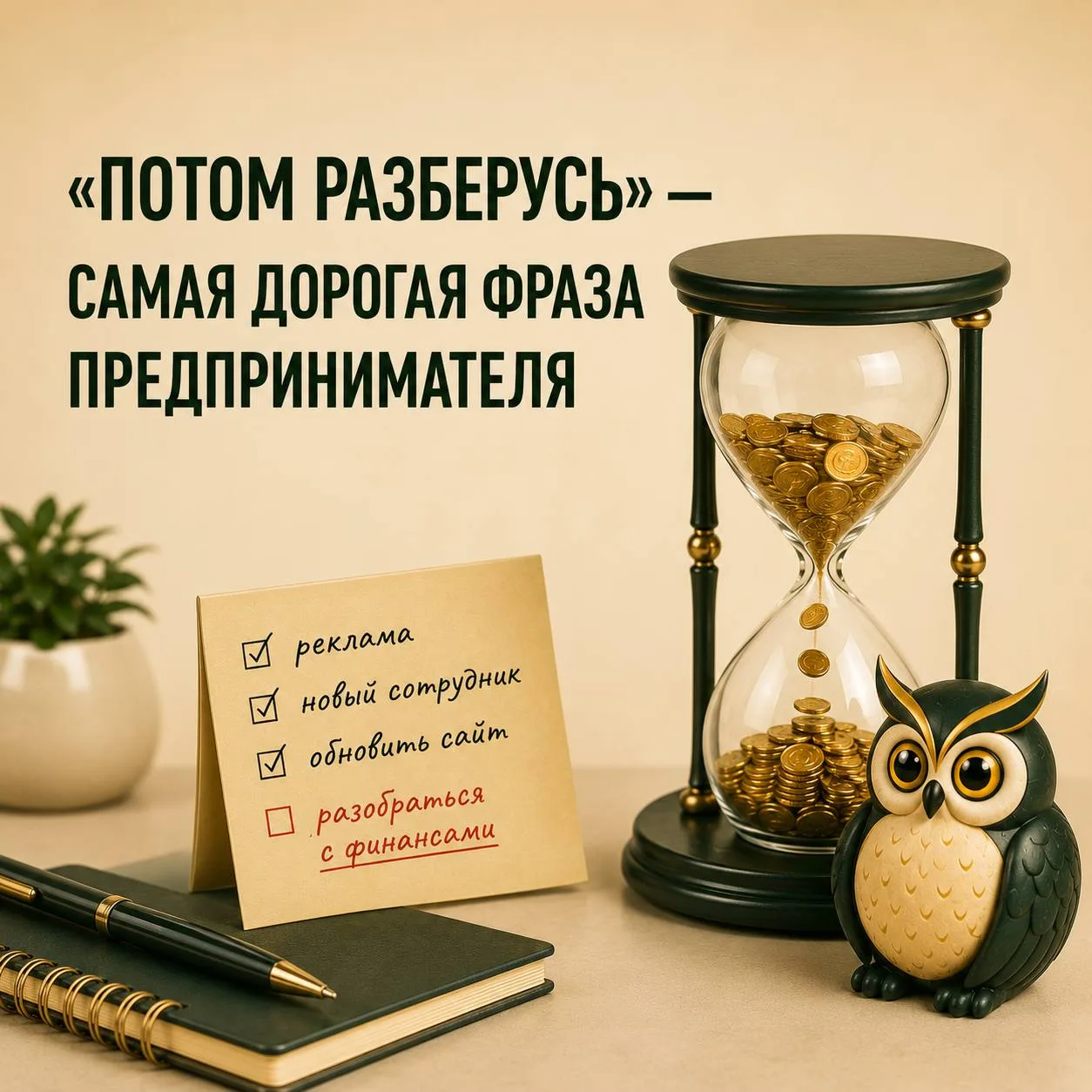 «Потом разберусь» — самая дорогая фраза предпринимателя ⏳