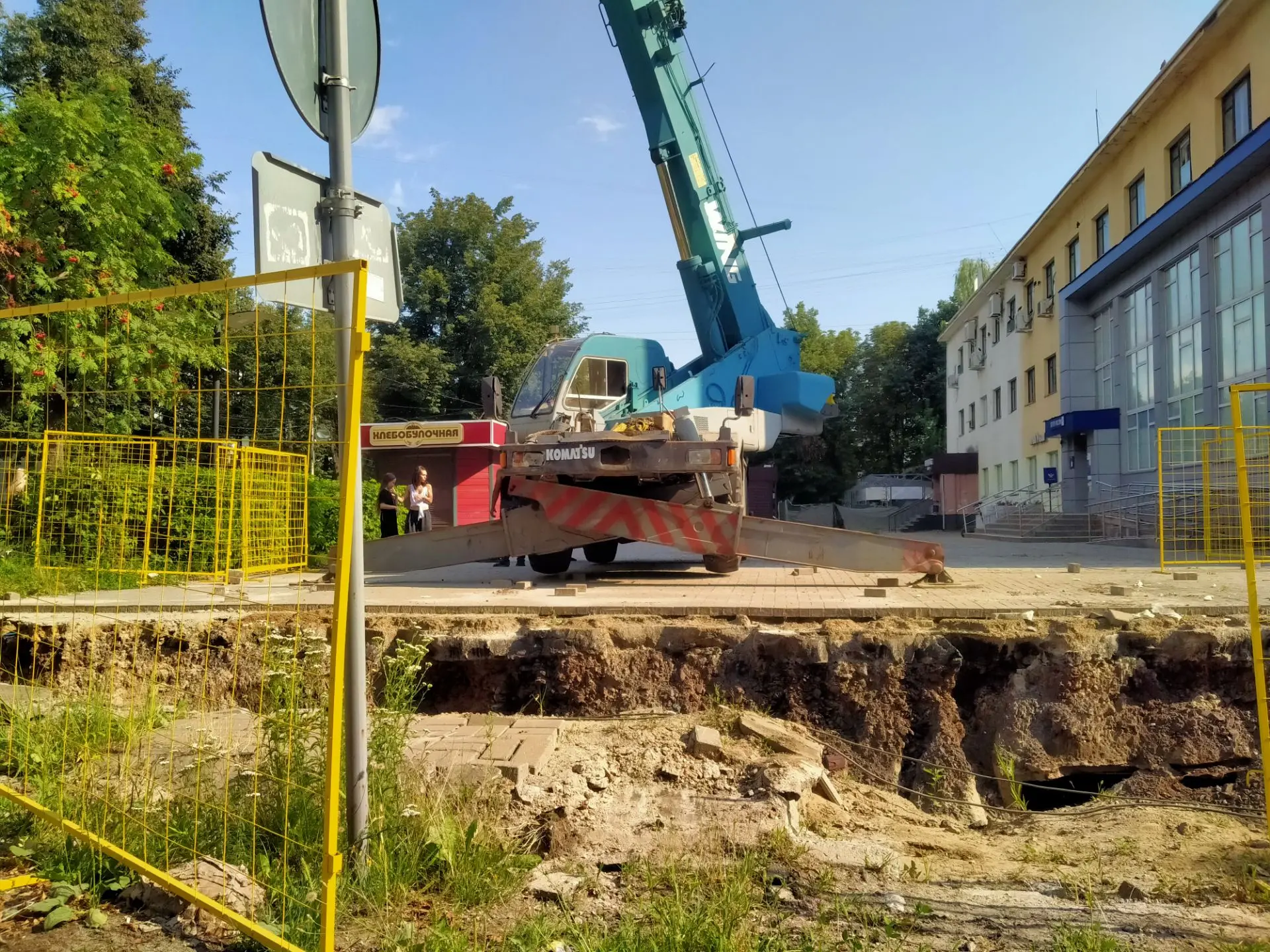 В Железногорске на ул. Комарова переделают часть выполненных работ по капремонту теплот...