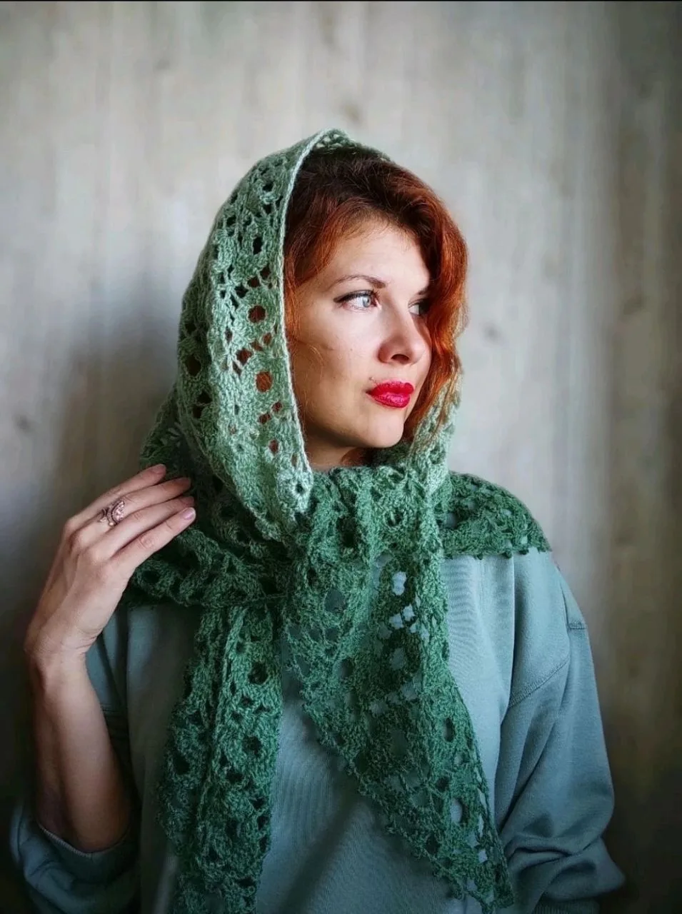 Шаль крючком.🧶🧶