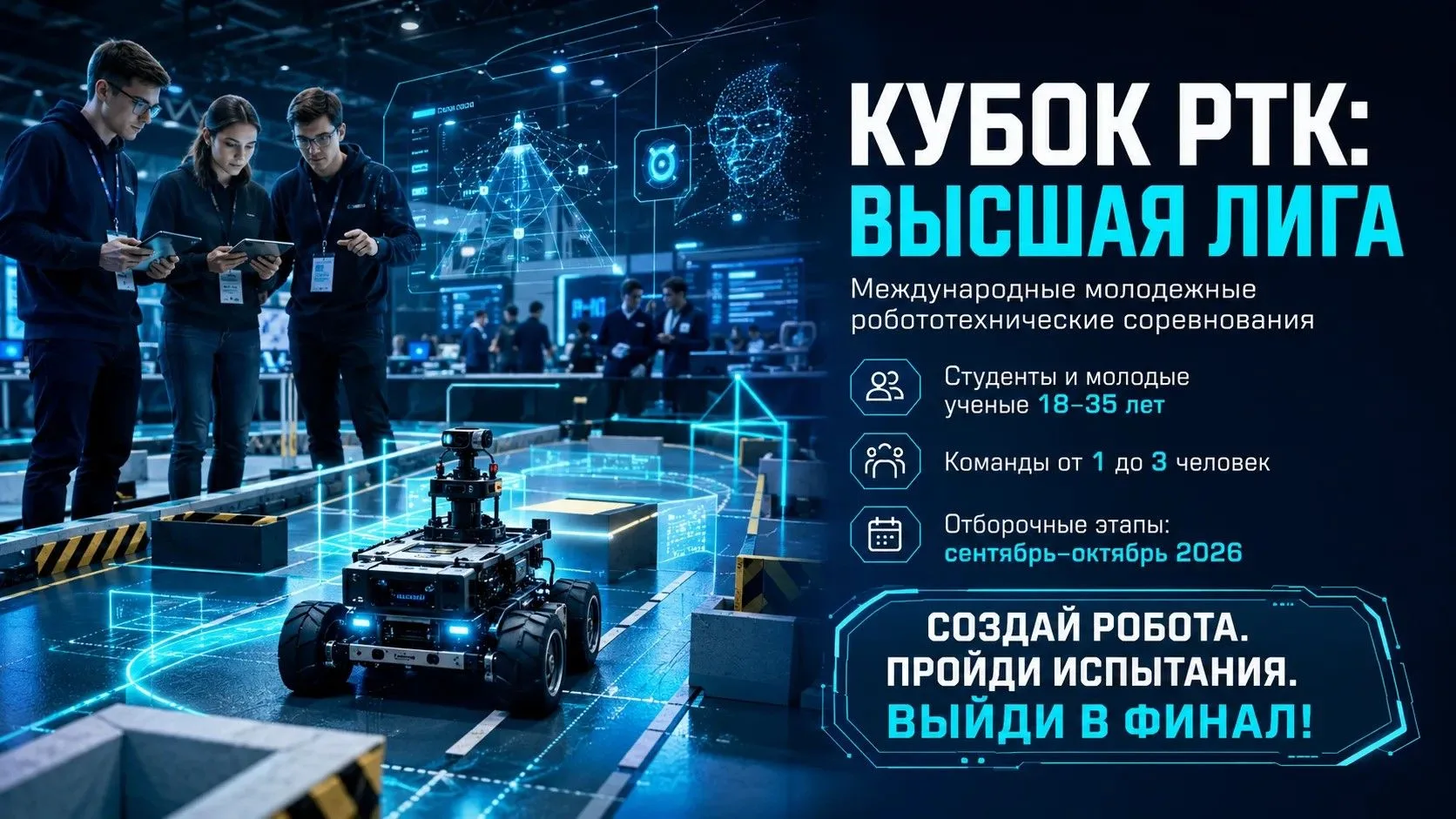 🤖 Хочешь испытать свои силы в робототехнике и вывести свой проект на всероссийский уровень?

Открыв