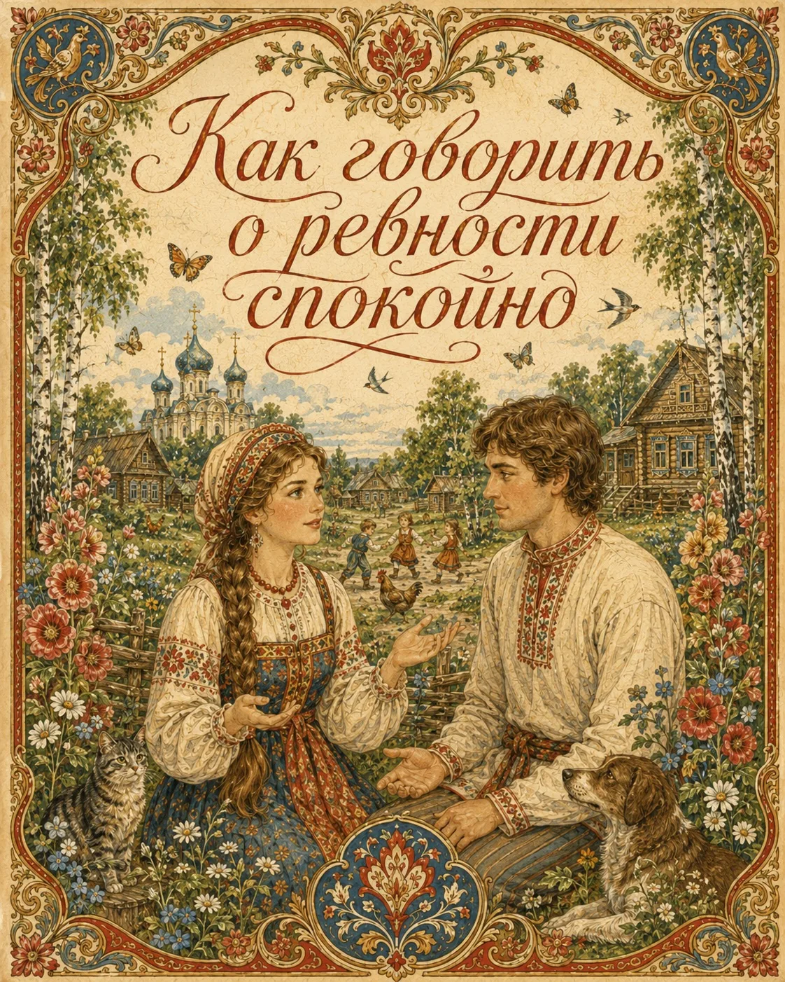 КАК ГОВОРИТЬ О РЕВНОСТИ СПОКОЙНО 🌾

Не кори сгоряча: «Ты нарочно меня тревожишь».

Скажи по-доброму
