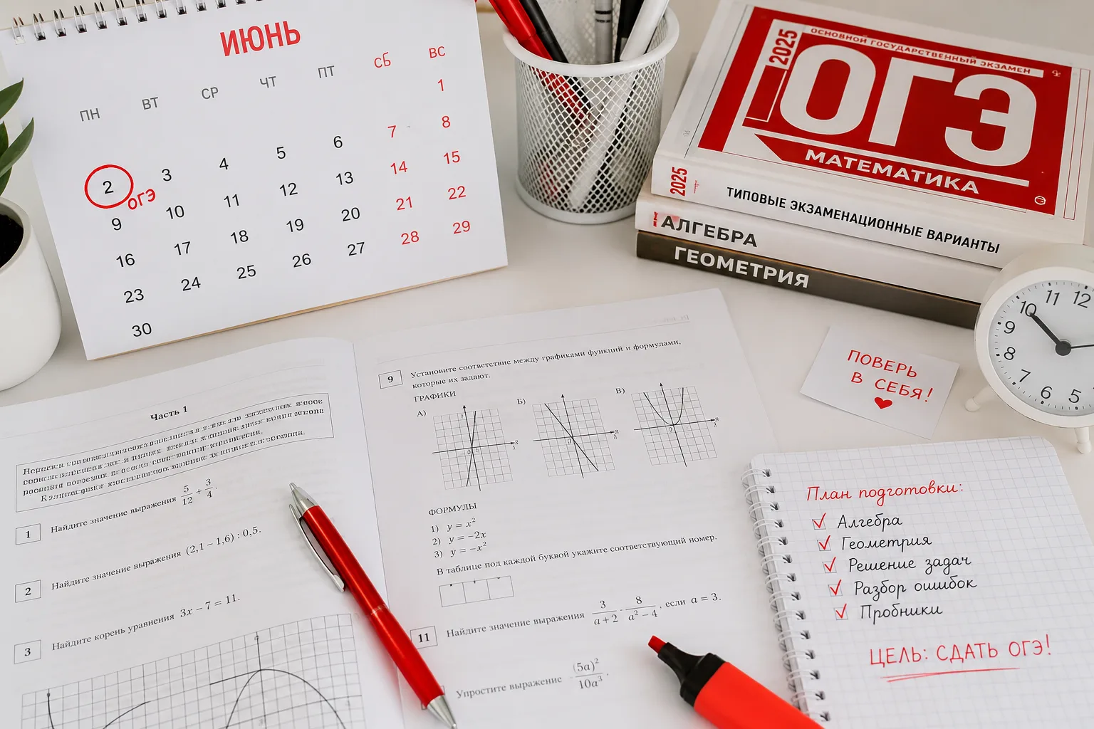 ⏰До ОГЭ по математике остались считанные недели, а пробники всё ещё на 2–3?

🤦🏻‍♀️Учителя пугают п