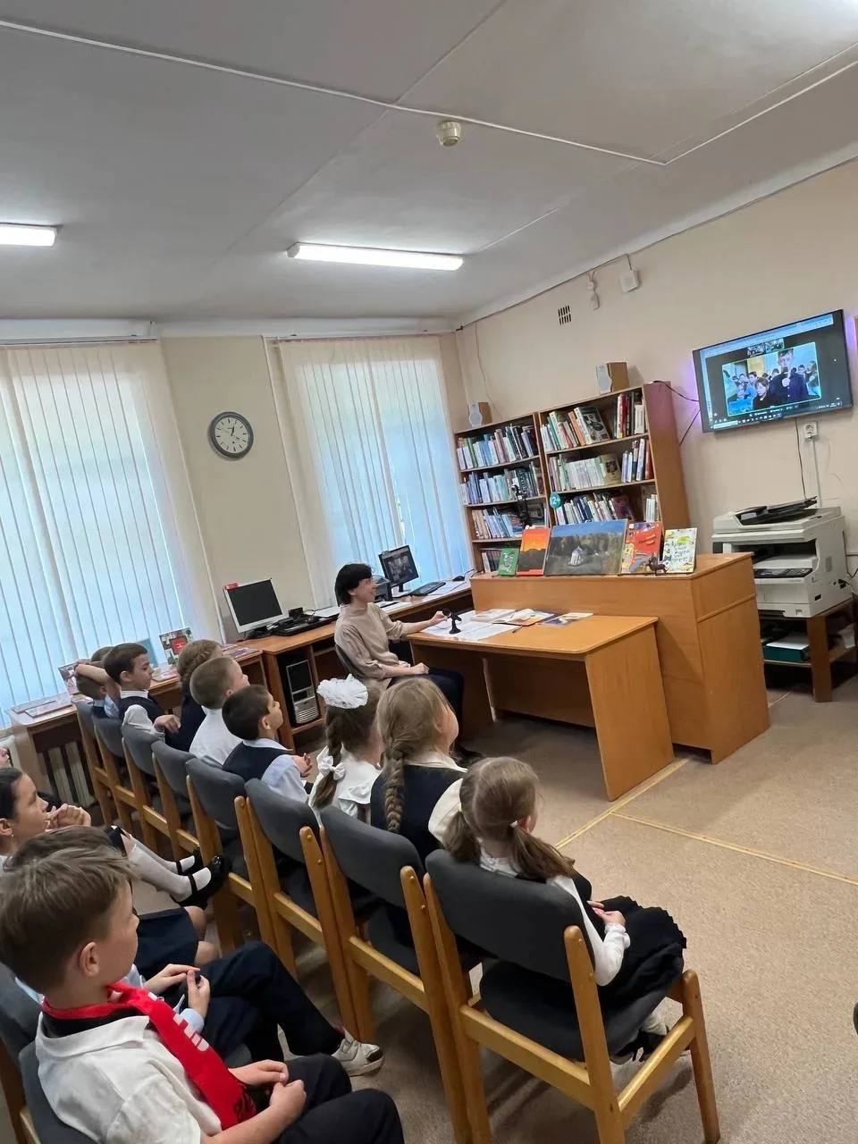 🇧🇾МИНСК – ПЕРМЬ: давайте дружить городами!🇷🇺  Сегодня в детской библиотеке № 8 прошла последняя в эт