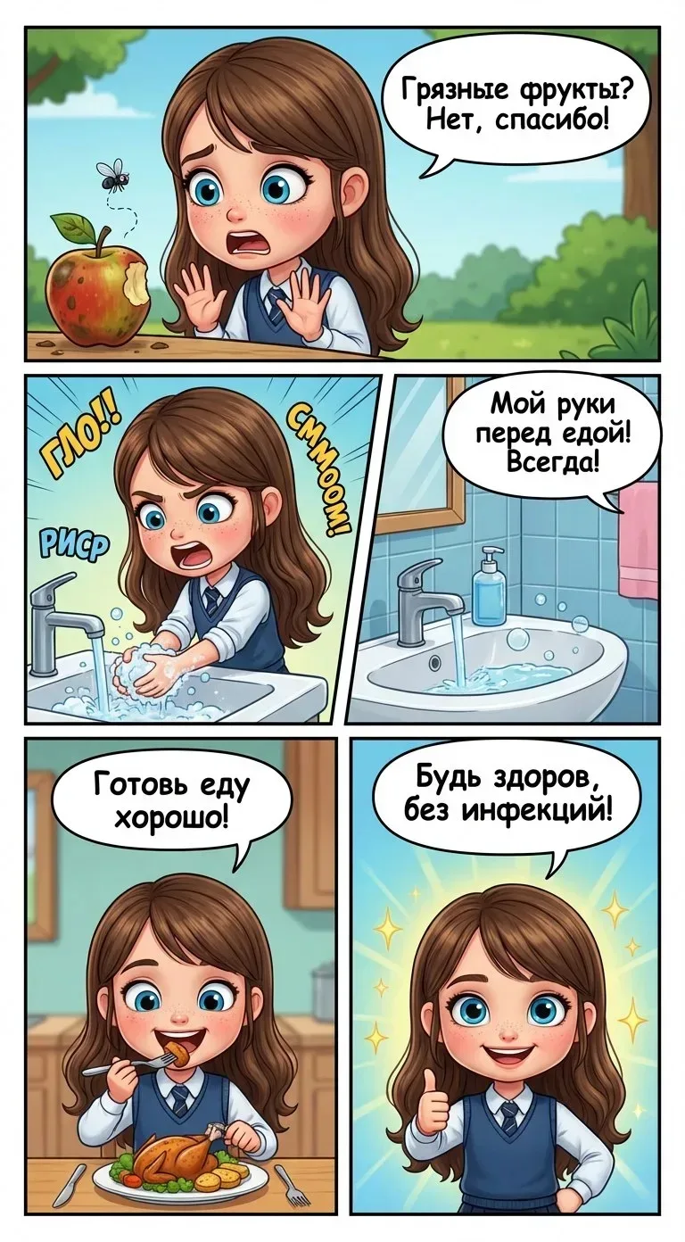 🧼 Осторожно! Кишечные инфекции: как не попасть в больницу весной