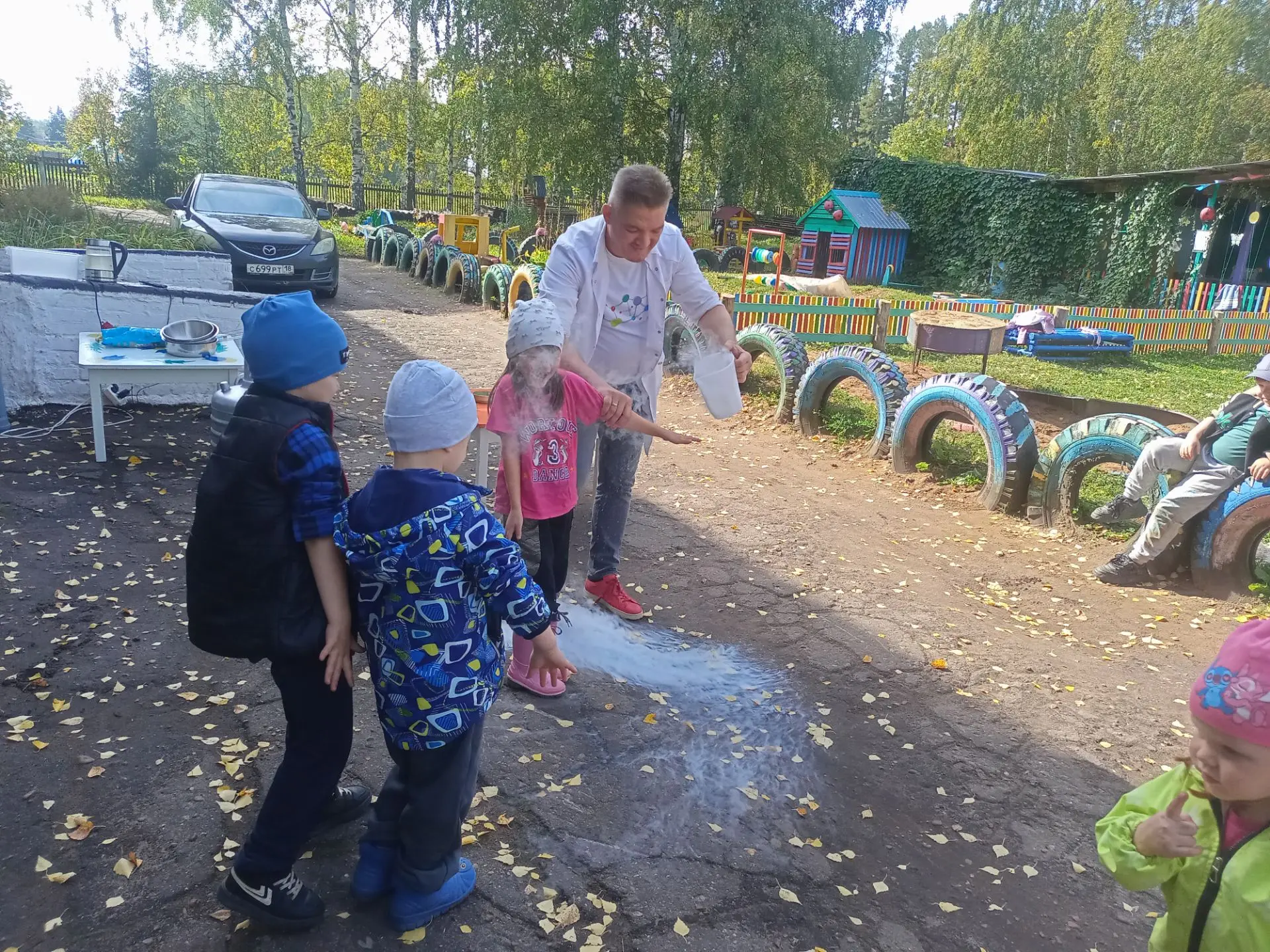 🎉 В нашем детском саду прошло настоящее научное приключение — крио‑шоу с профессором В...