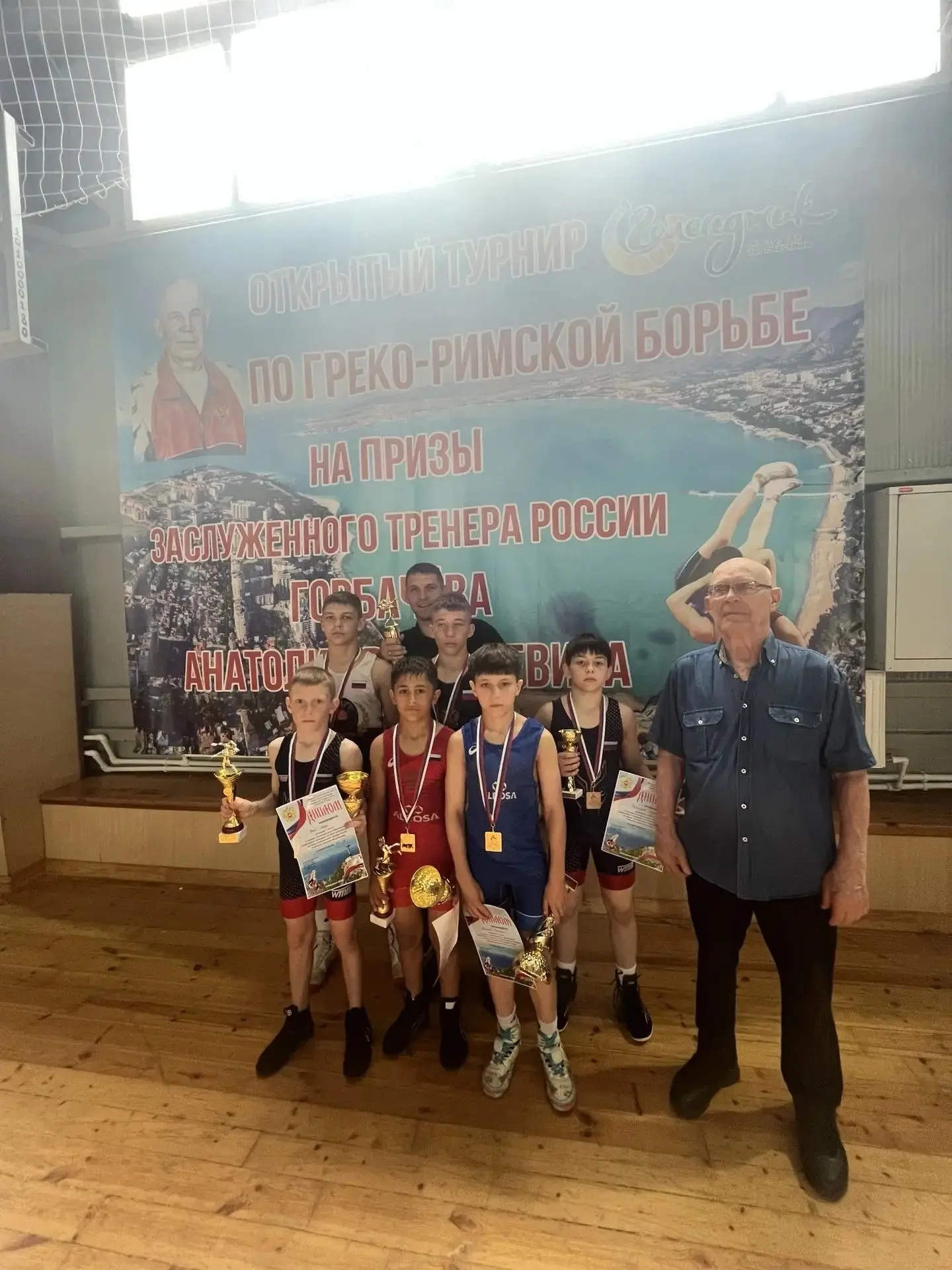 12-15 июня в городе Геленджик проходил Открытый турнир по греко-римской борьбе на призы Заслуженного