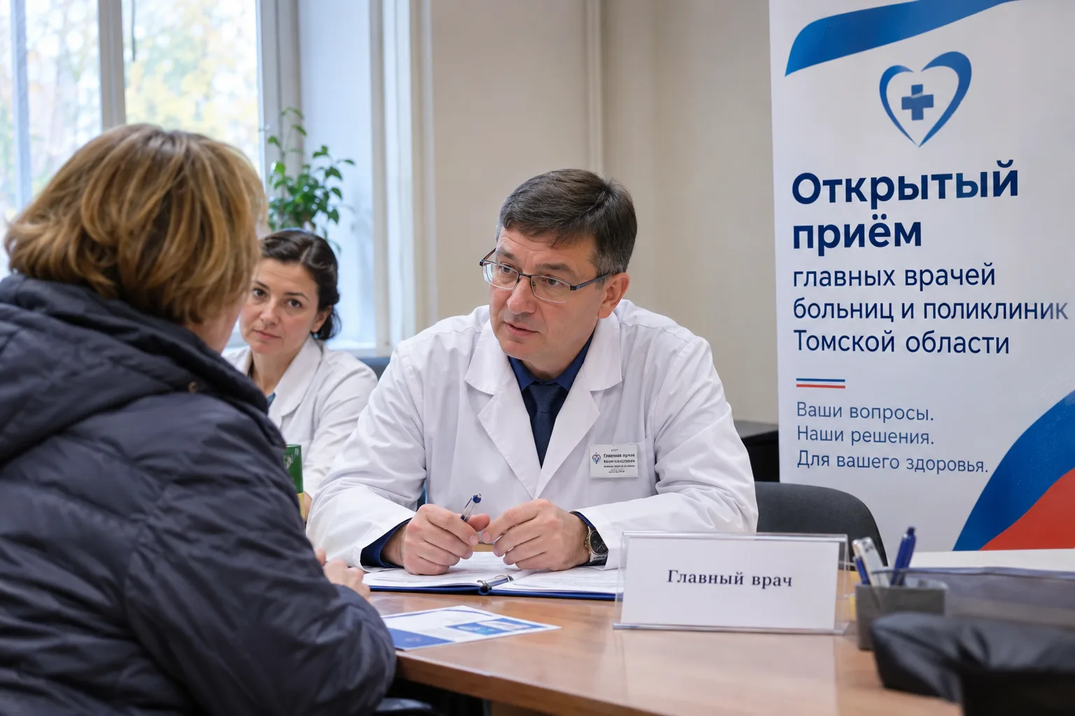 📌 Открытый приём главных врачей - 5 октября