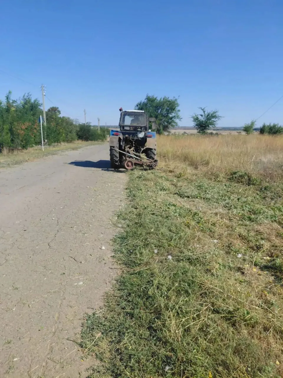 Заросшие обочины — это небезопасно!
