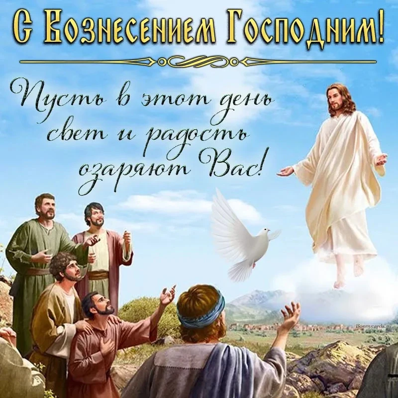 🕊️ Поздравляю с Вознесением Господним!