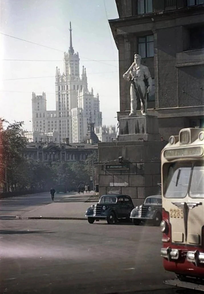 Весенняя Москва, 1950 - е.