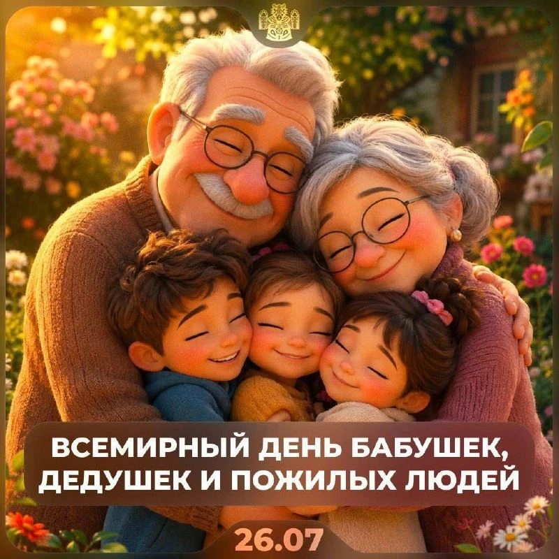 👵 26 июля — Всемирный день бабушек, дедушек и пожилых людей

Сегодня — день, когда хочется сказать 