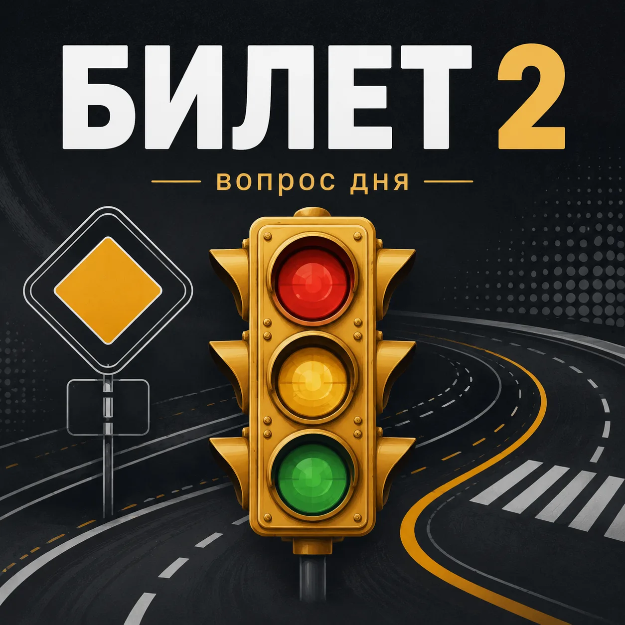 🚦 Вопрос из билета 2