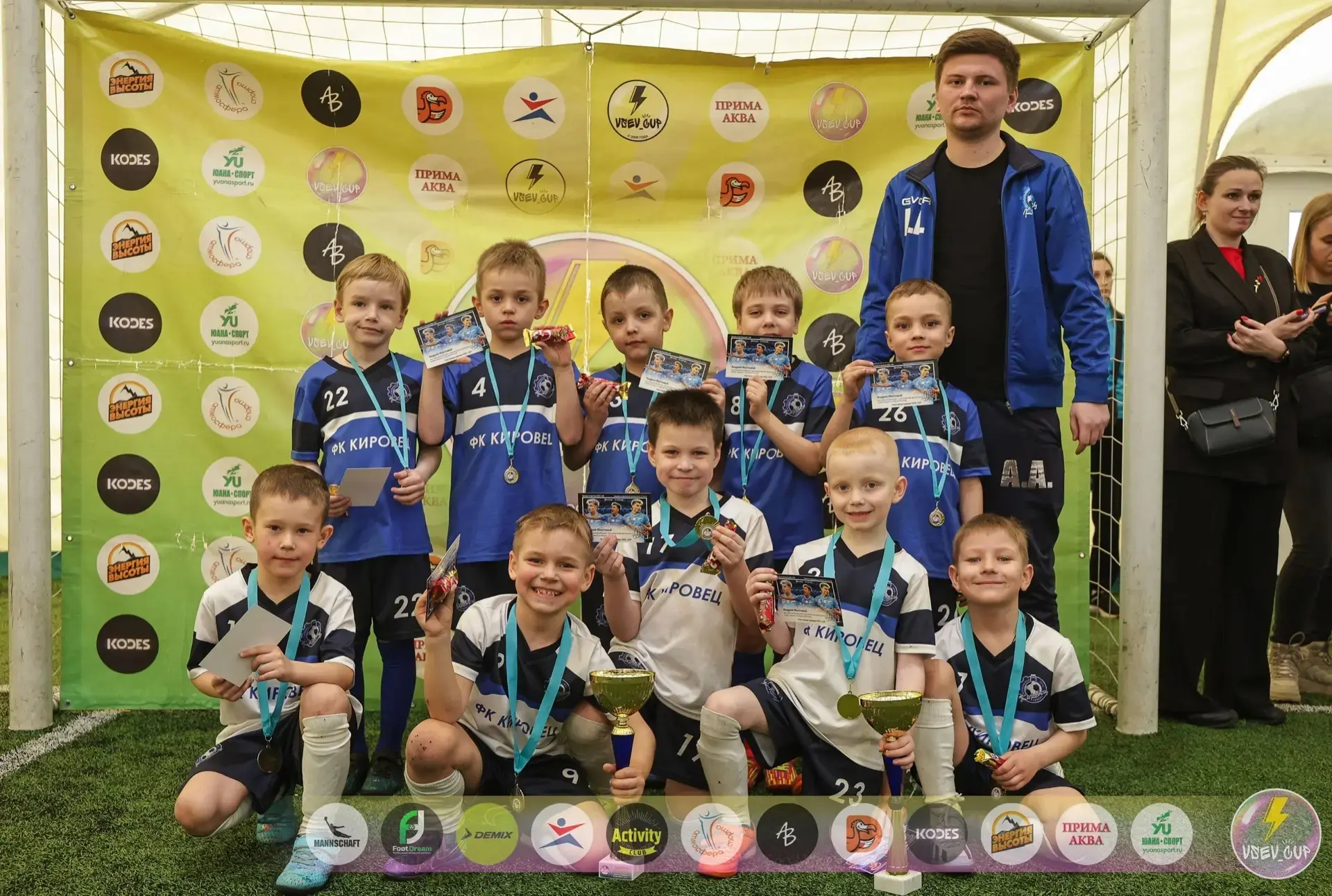 ✅12 апреля в г. Санкт-Петербург проходил турнир VSEV CUP среди команд 2019 г.р.

Наши юные футболист