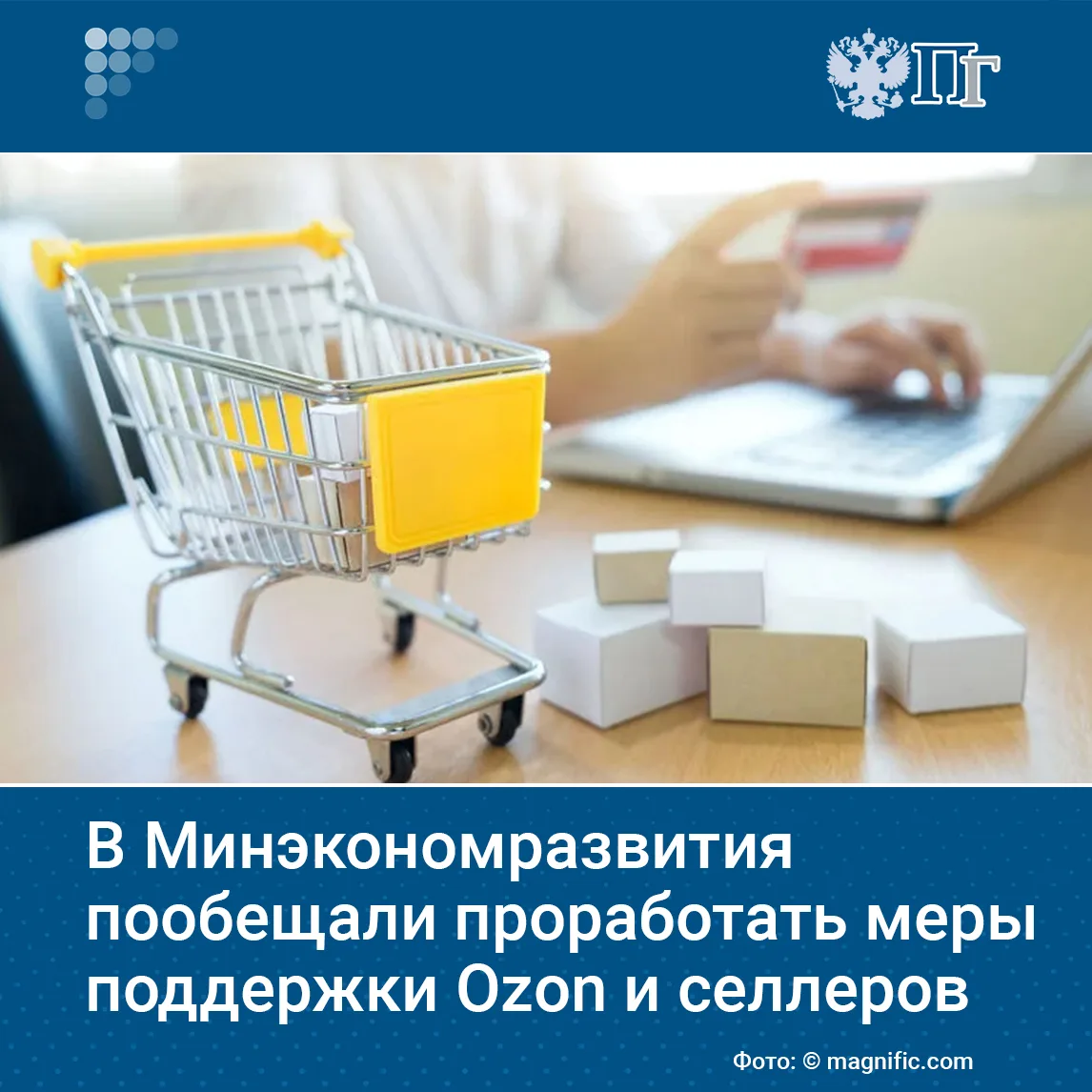 Минэкономразвития рассмотрит и проработает варианты мер поддержки Ozon и селлеров марке...