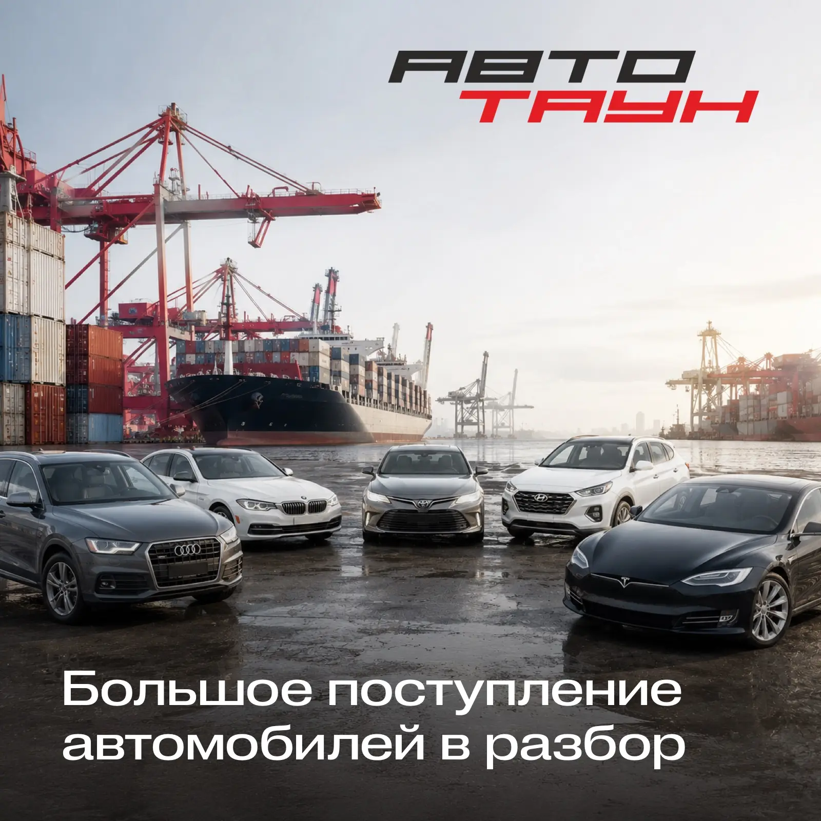 В июне ожидаем сразу два контейнера контрактных запчастей из Гонконга 🚗