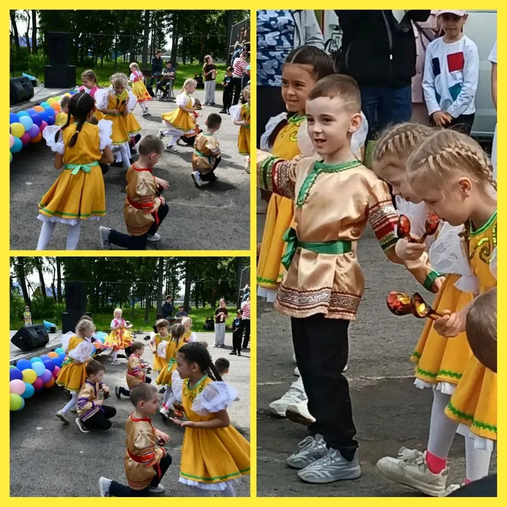 ✔1 июня в районном парке было особенно ярко: юные артисты танцевального коллектива «Соз...