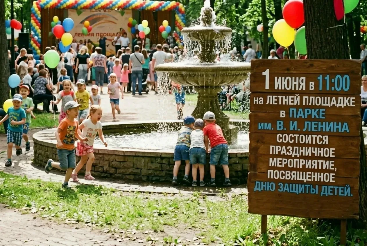 Приглашаем на праздник ко Дню защиты детей! 🎉