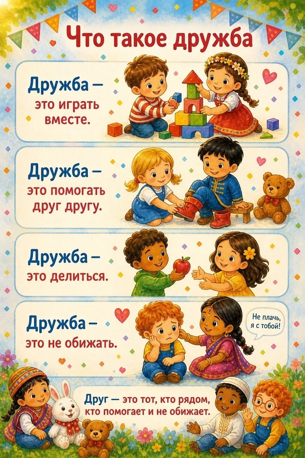 Настоящая дружба начинается в детстве! 🤝

Сегодня, 30 июля, отмечается один из самых светлых праздн