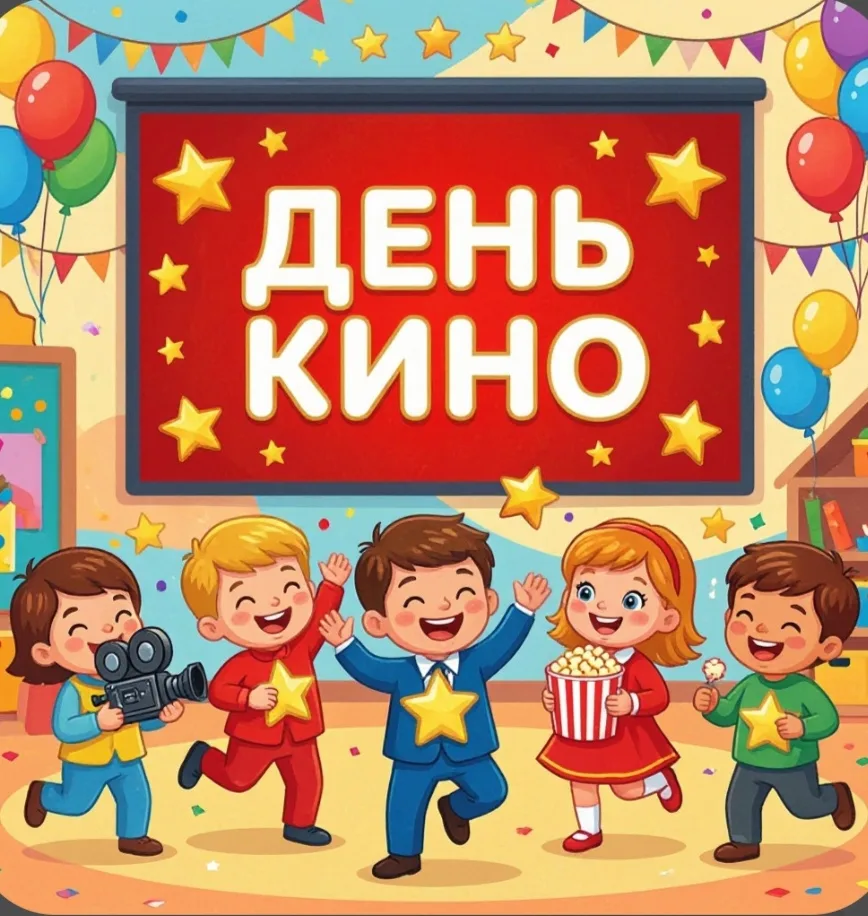 🎉 День кино в группе «Непоседы»! 🎉