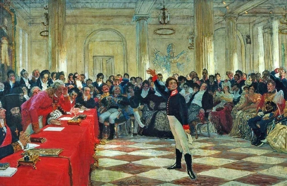 Пушкин на экзамене в Царском Селе 8 января 1815 года, худ. Илья Репин
Произведения, переведенные на 