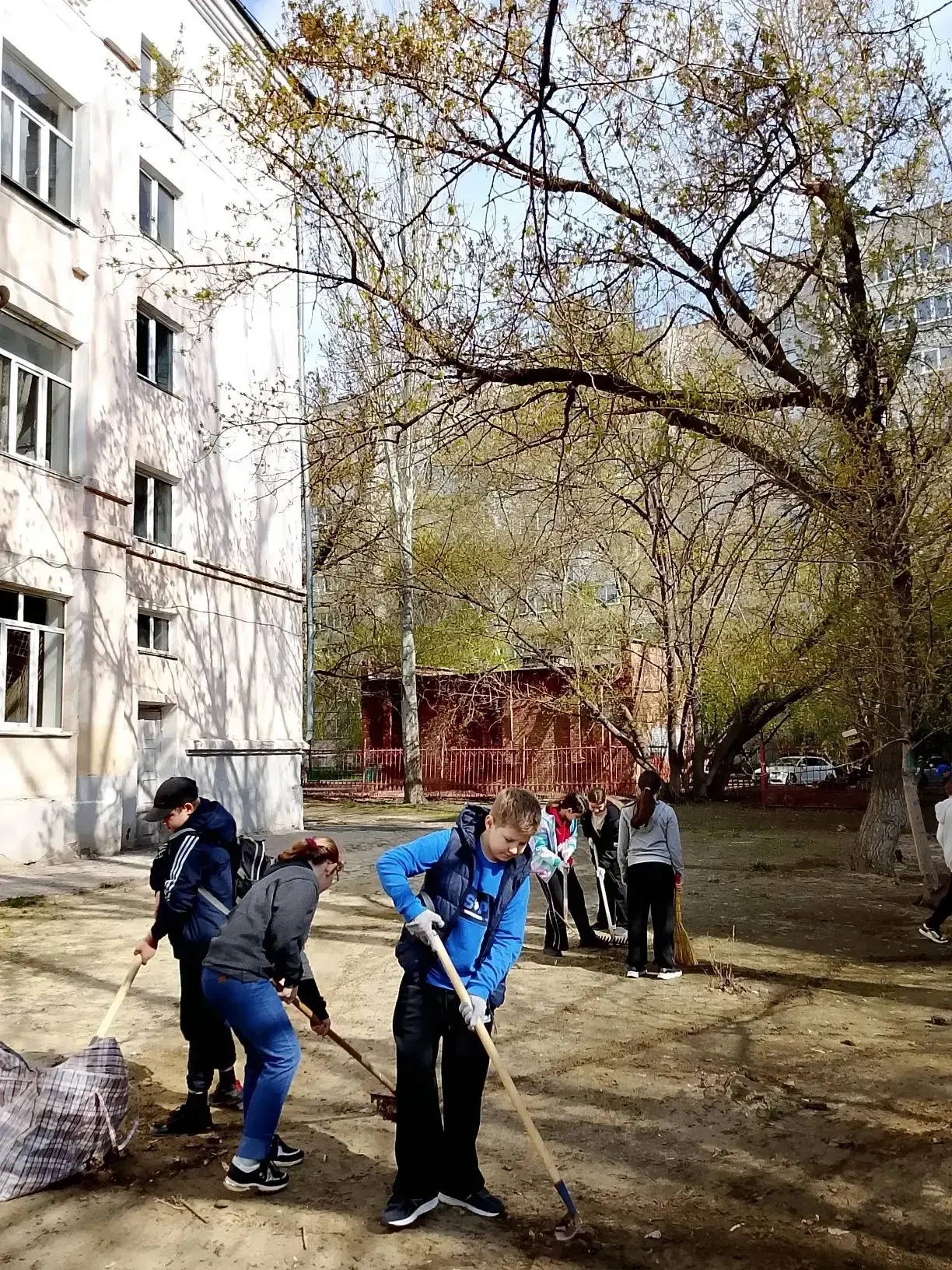 Субботник – 2026 в деле! 🧹🌍  Сегодня #МОУСШ81 дала старт Всероссийской неделе субботников «Мы за чис