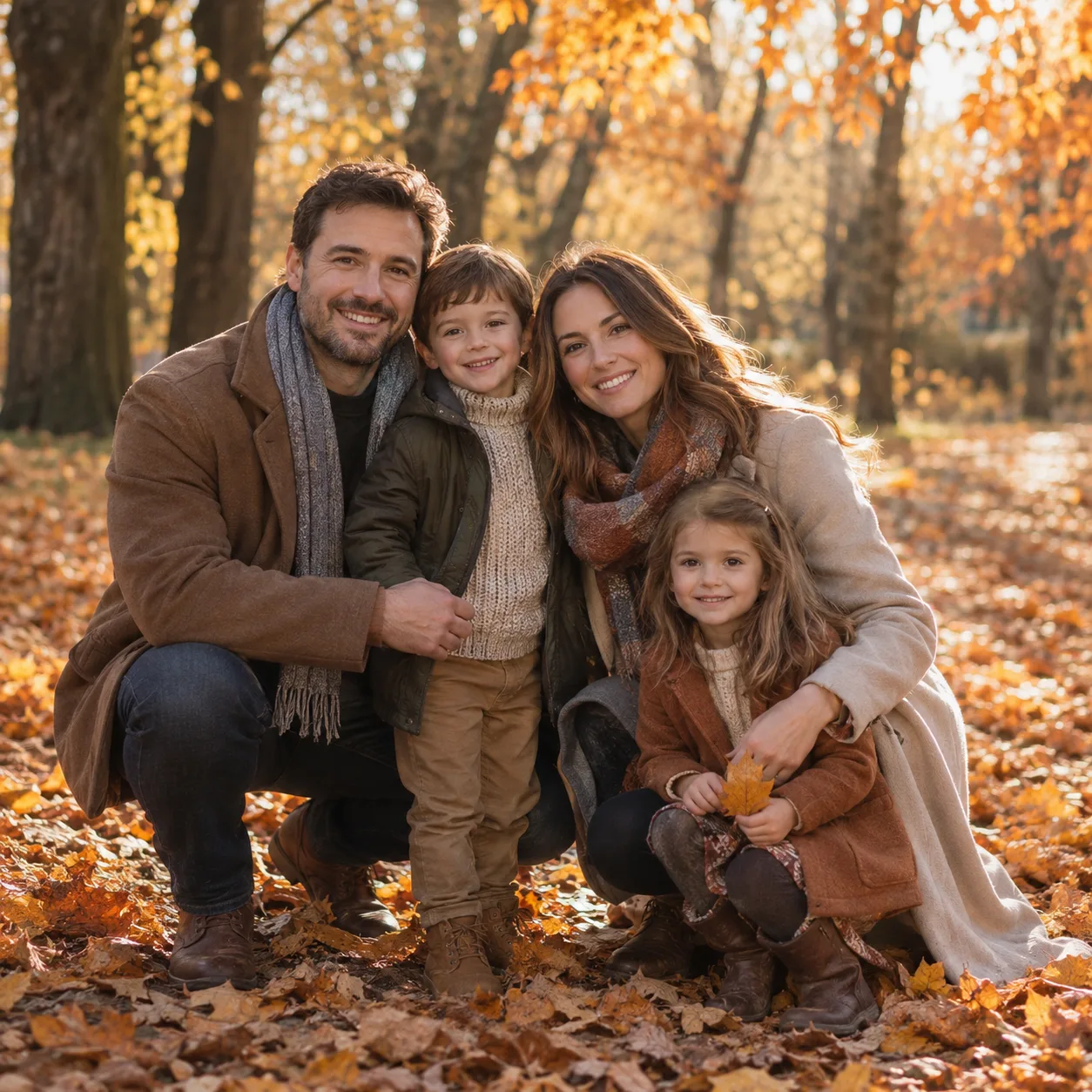 🍂 Осенний семейный портрет