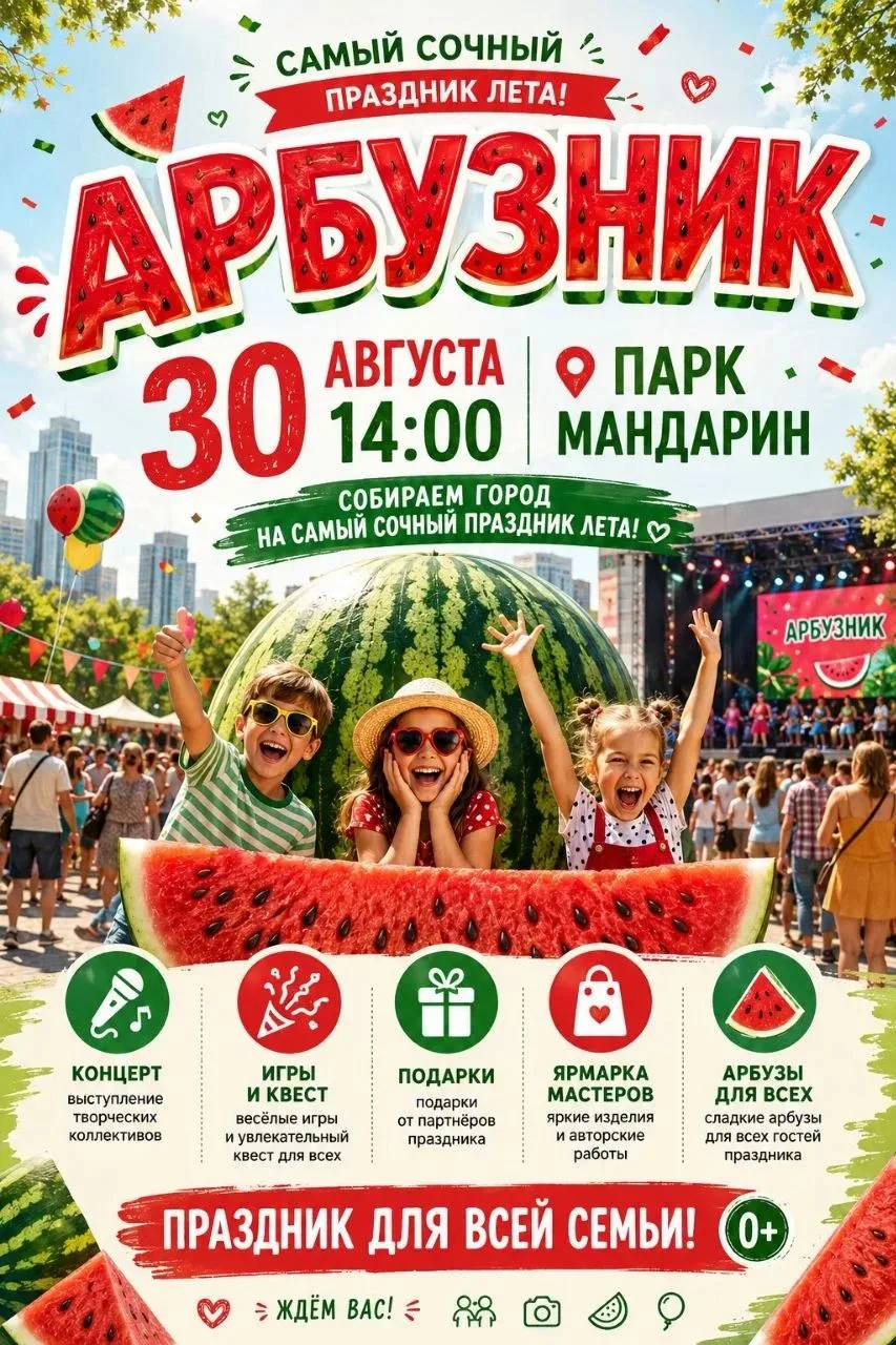 🍉  «Арбузник»: праздник, который запомнится!