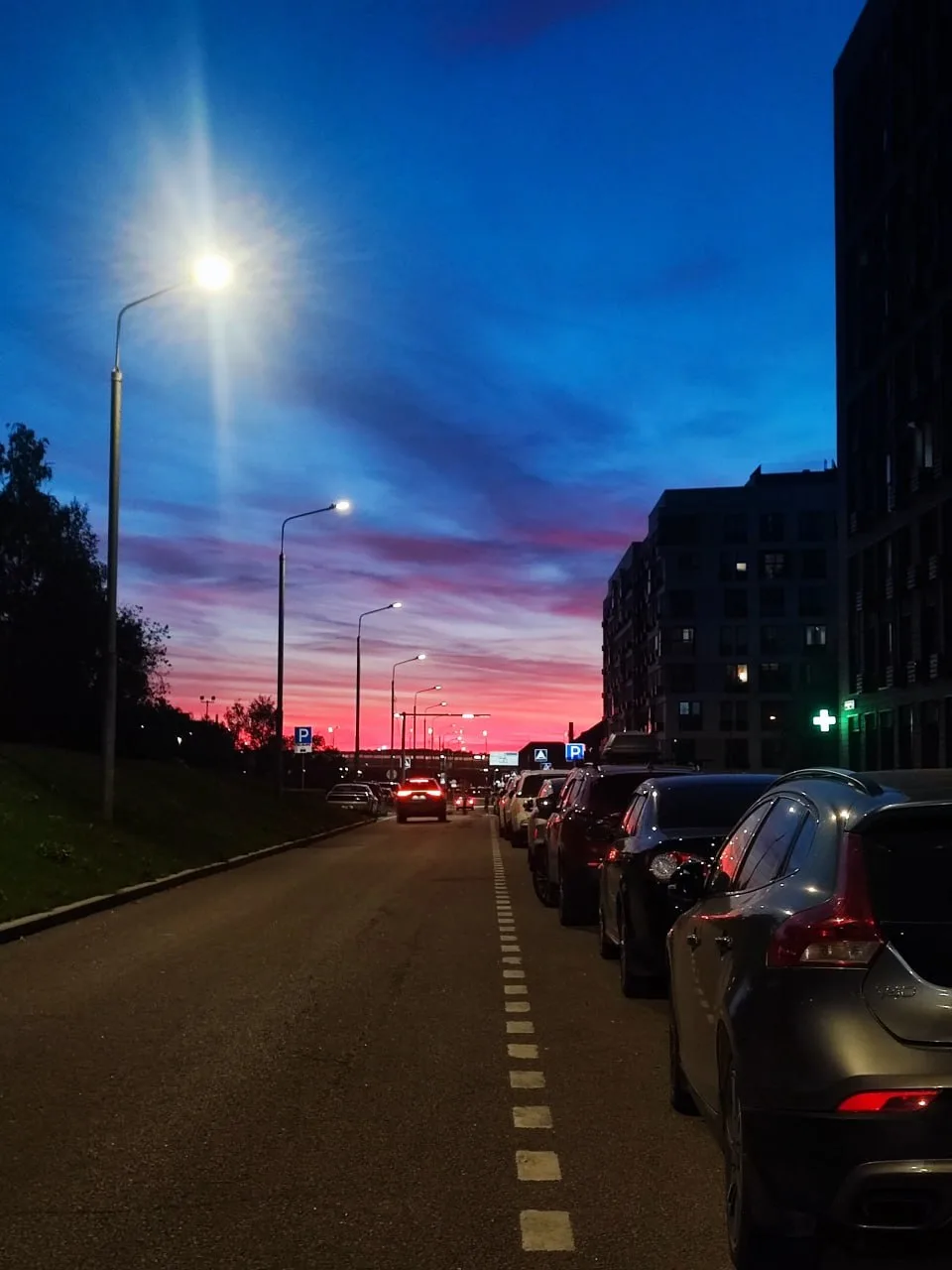 А закат сегодня ничем не уступил рассвету 😍