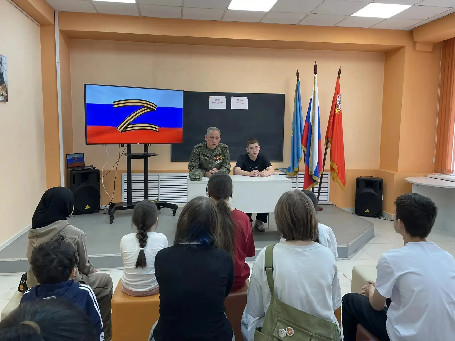 Сегодня прошла встреча с участником СВО Набиевым Дмитрием Хуснидиновичем. Встрча была интересной. Ре