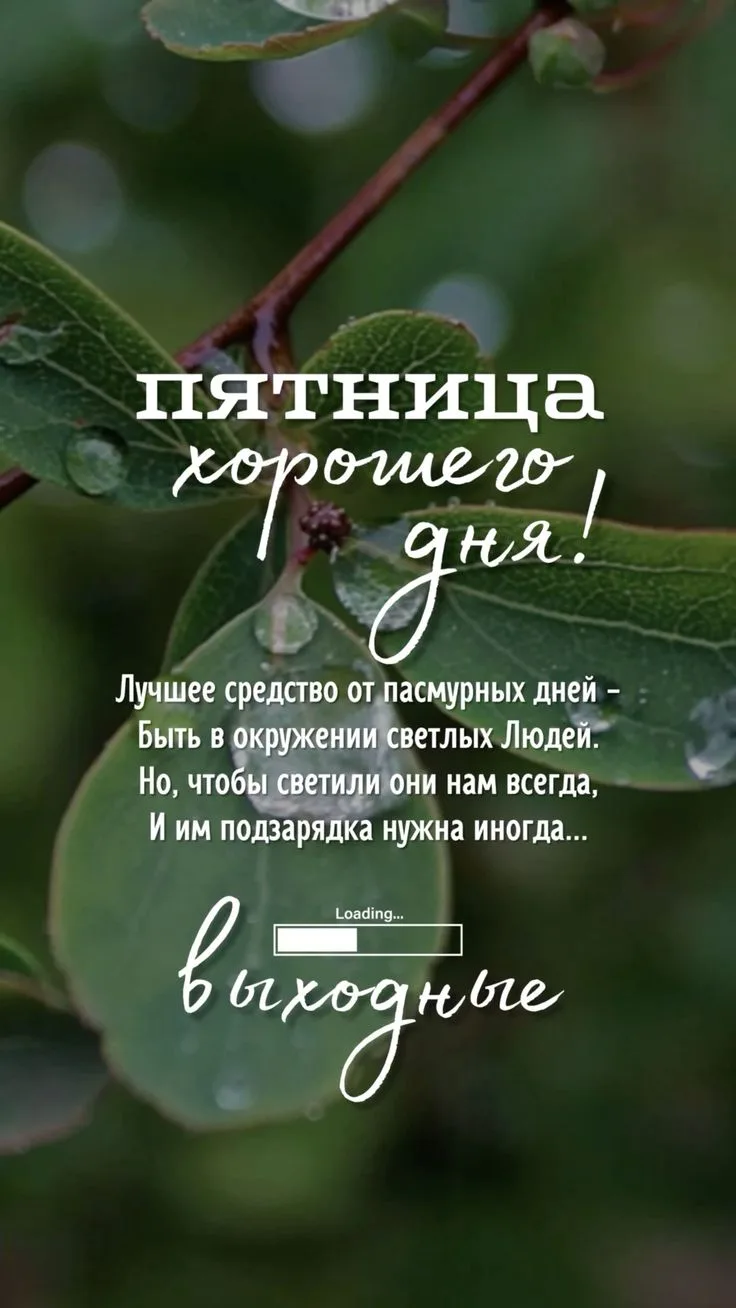 Ну что, финишная прямая перед долгожданными выходными? 😉
