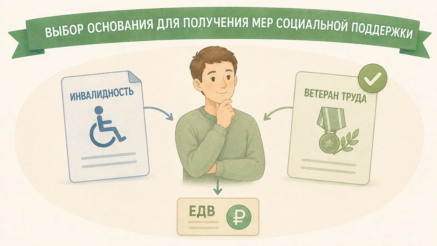 📌 Информация для граждан, имеющих одновременно федеральную и региональную льготную кат...