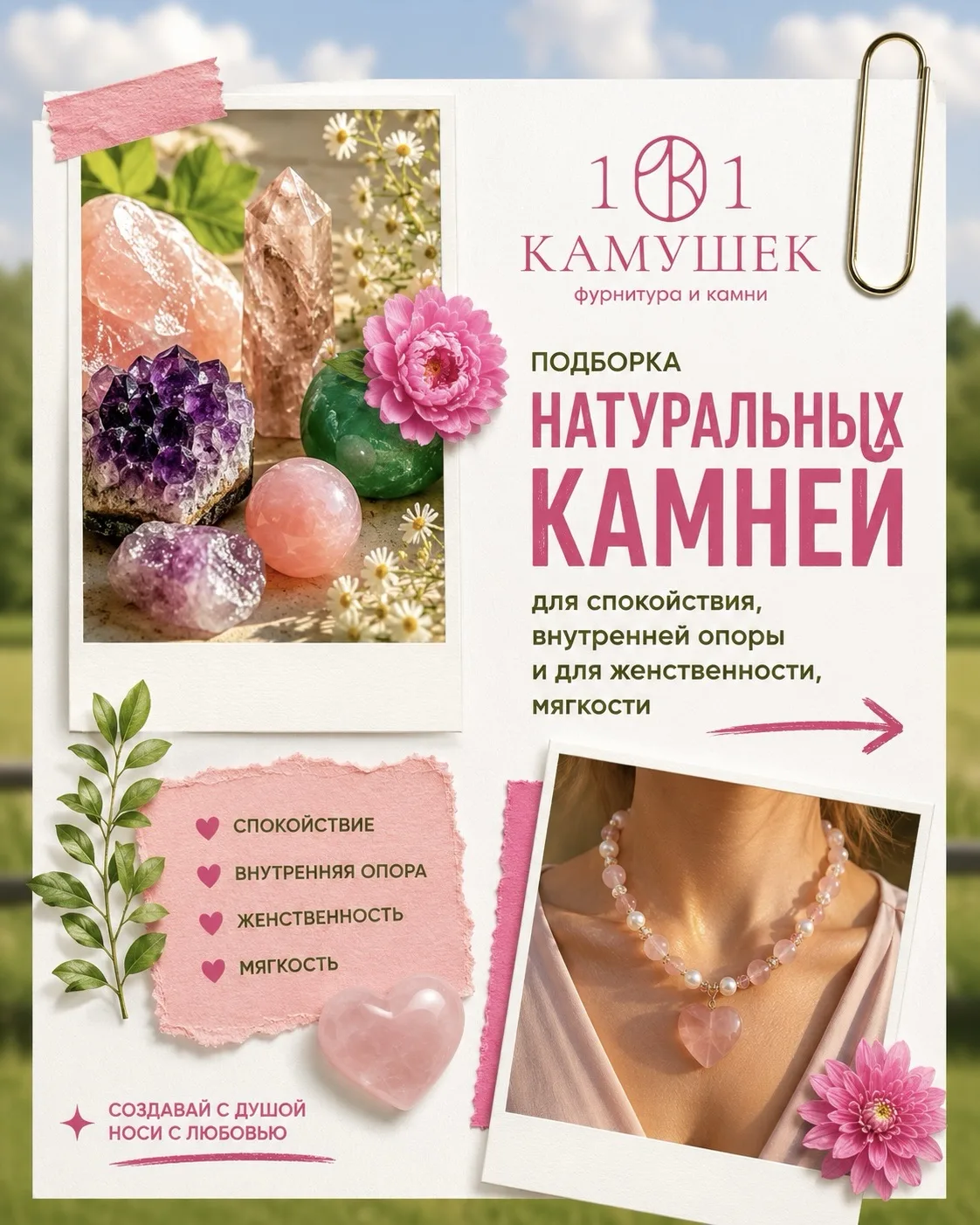 💎КАМНИ ДЛЯ СПОКОЙСТВИЯ, ВНУТРЕННЕЙ ОПОРЫ И ДЛЯ ЖЕНСТВЕННОСТИ, МЯГКОСТИ 🦋

Для спокойствия и внутре
