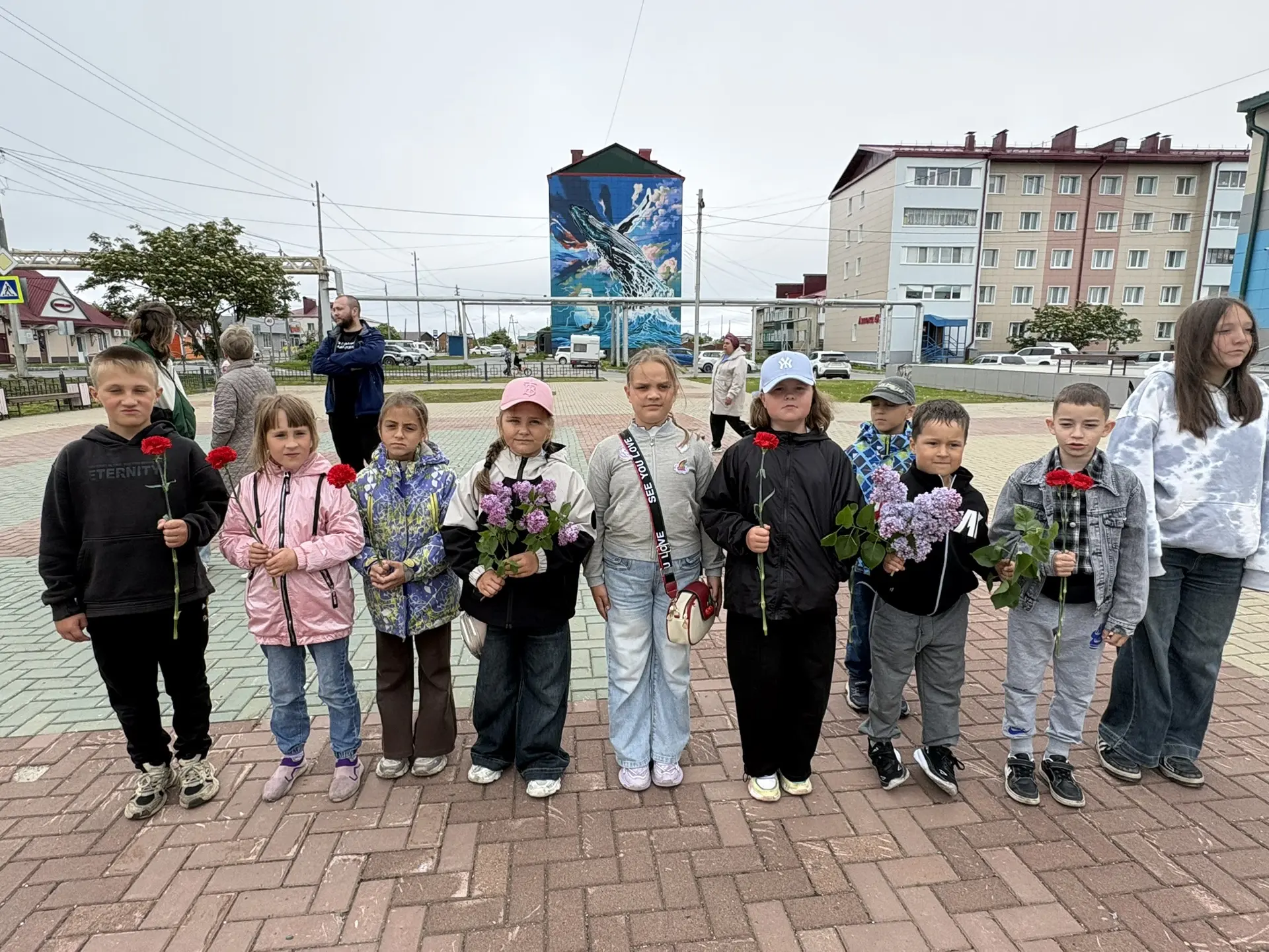 В День памяти и скорби, у памятника воинам, павшим в годы Великой Отечественной войны, прошёл митинг