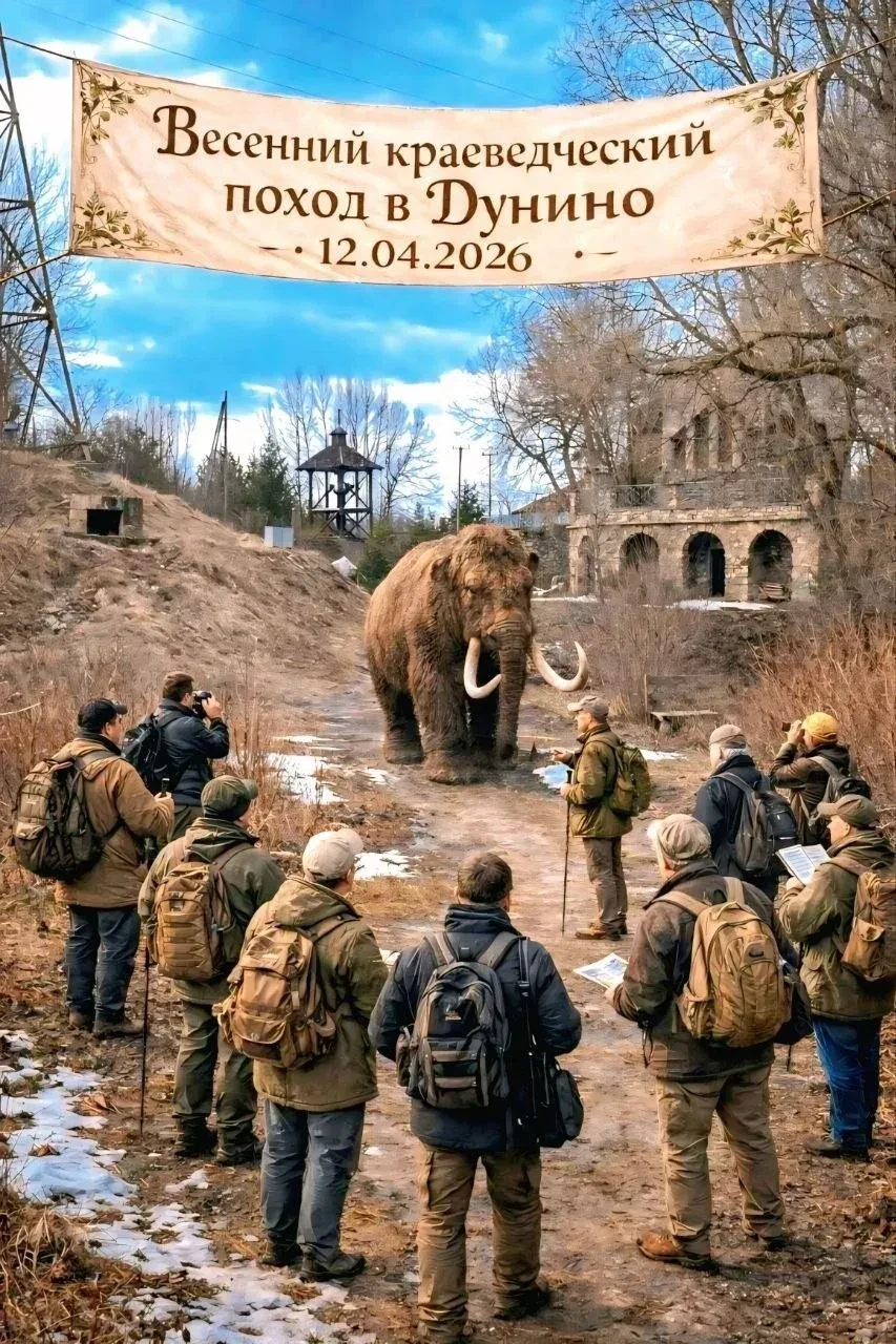 Весенний КРАЕВЕДЧЕСКИЙ ПОХОД в ДУНИНО!