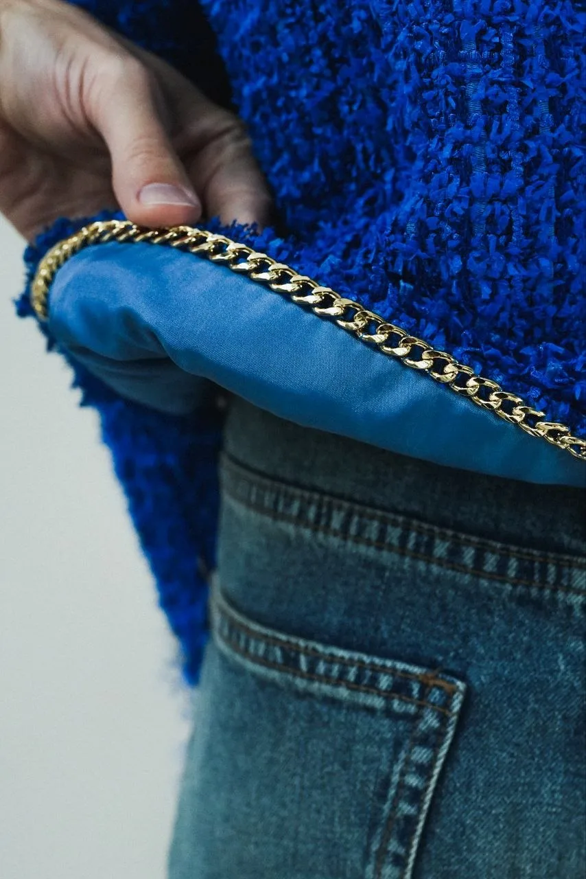 📌 Рассмотрим подробнее модель жакета в стиле Chanel, который мы шьём на новом онлайн-курсе Академии 