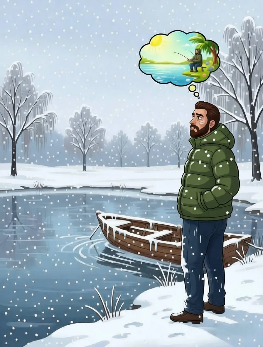 🎣 Мои желания на майские праздники, видимо, поменяются… Почему-то я думал, что на 1 мая будет солнц