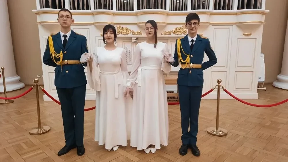Наши кадеты в Таврическом дворце на III Санкт-Петербургском Кадетском Бале - 20 марта 2026 года  Пос