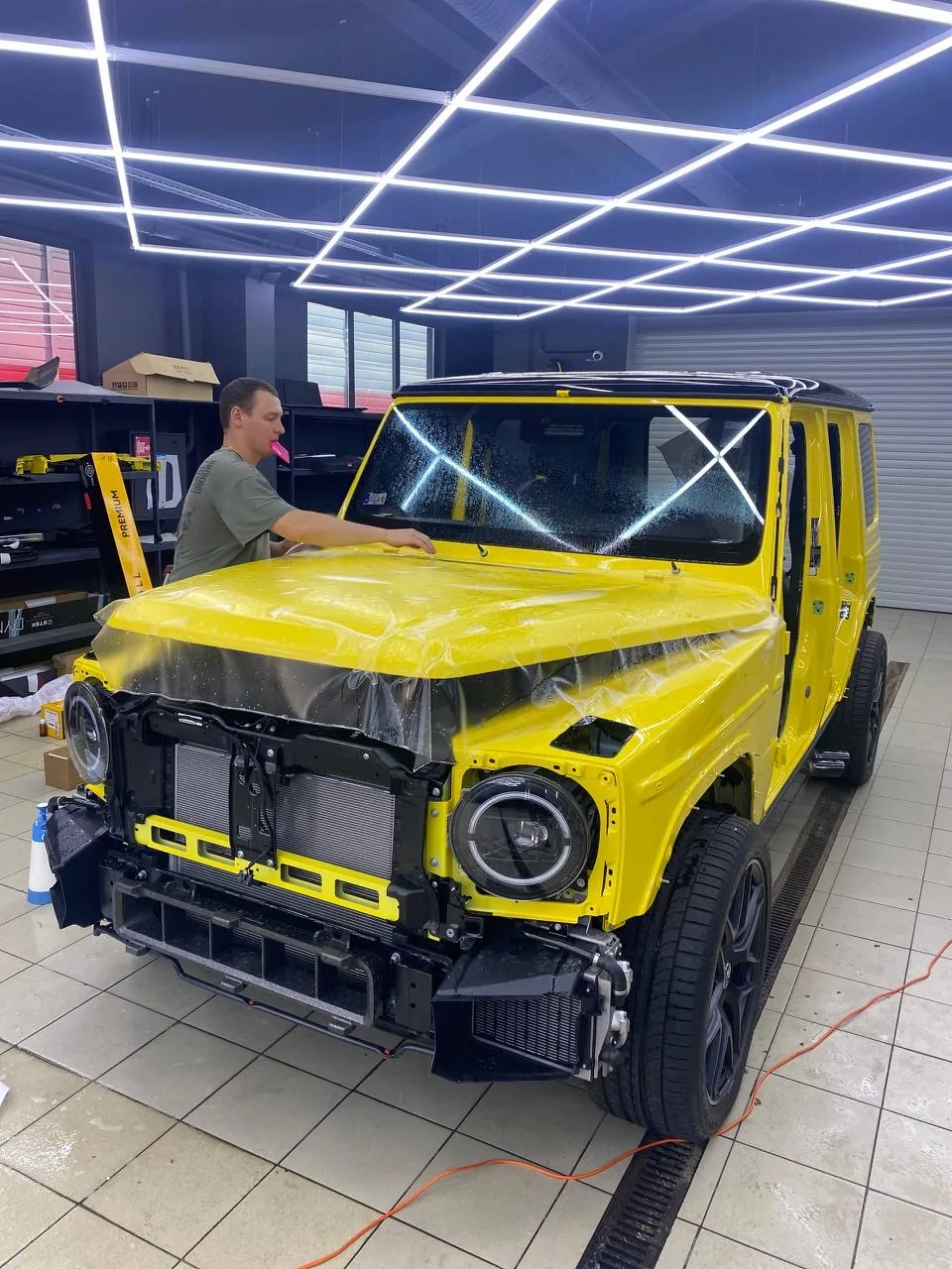 Mercedes G-Class: оклейка, требующая полного разбора. Доверьте сложность нам 🔧